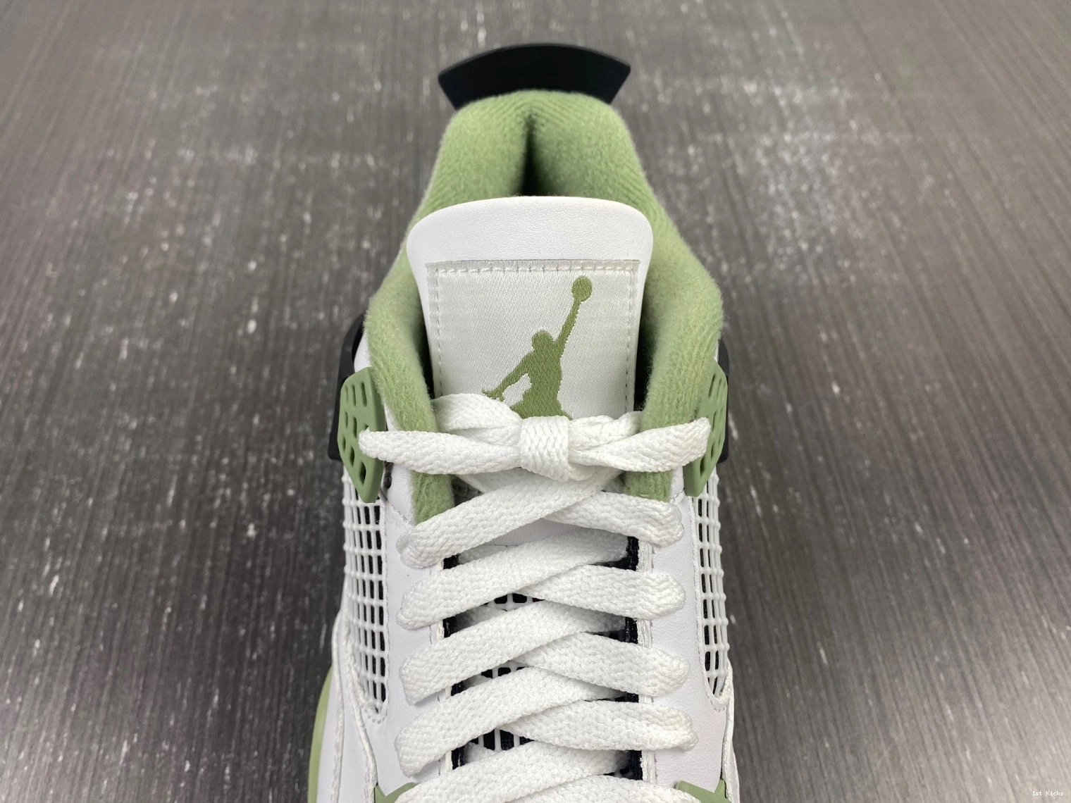 WMNS 4 Seafoam AQ9129-103 Jordan Oil Air Green 1223